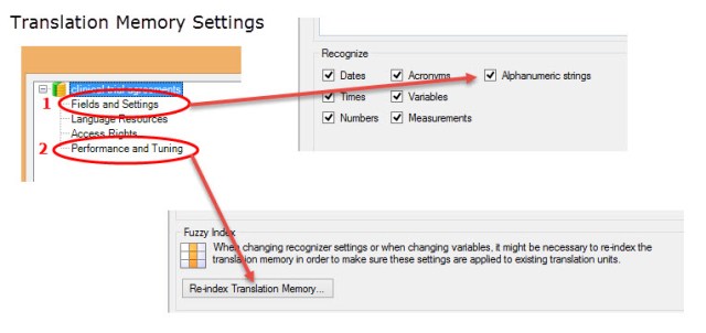 Alphanumeric string_TM settings