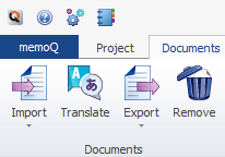 MemoQ ribbon